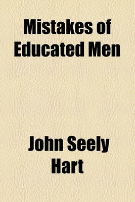 Book cover for Mistakes of Educated Men