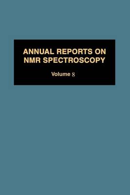 Cover of Annual Reports NMR Spectroscopy V8 APL