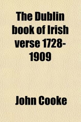 Cover of The Dublin Book of Irish Verse, 1728-1909