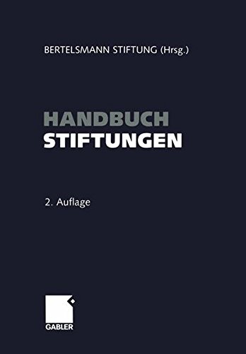 Book cover for Handbuch Stiftungen