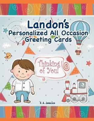 Book cover for Landon's Personalized All Occasion Greeting Cards