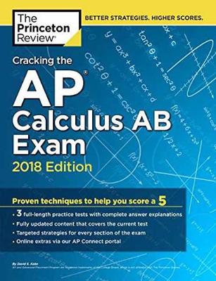 Book cover for Cracking the AP Calculus AB Exam, 2018 Edition