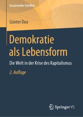 Book cover for Demokratie als Lebensform