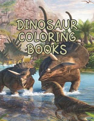 Book cover for Dinosaur Coloring Books