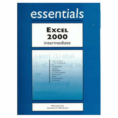 Book cover for Excel 2000 Essentials Intermediate