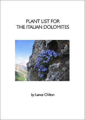Book cover for Plant List for the Italian Dolomites