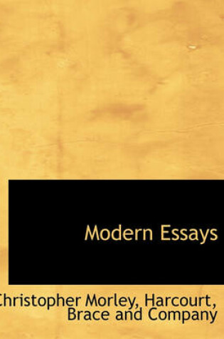 Cover of Modern Essays