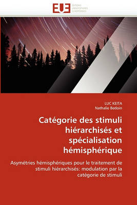 Book cover for Cat gorie Des Stimuli Hi rarchis s Et Sp cialisation H misph rique