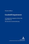 Book cover for Goodwill Impairment