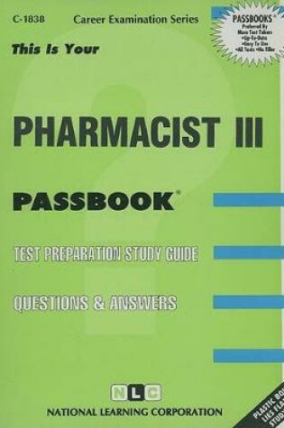 Cover of Pharmacist III