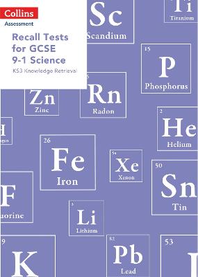 Cover of Recall Tests for GCSE 9-1 Science