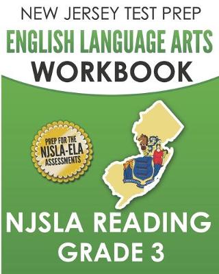 Book cover for NEW JERSEY TEST PREP English Language Arts Workbook NJSLA Reading Grade 3