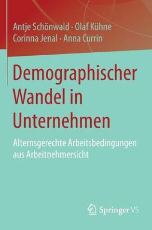 Cover of Demographischer Wandel in Unternehmen