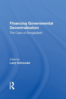 Book cover for Financing Governmental Decentralization