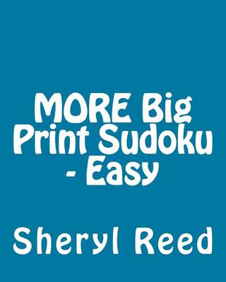 Book cover for MORE Big Print Sudoku - Easy