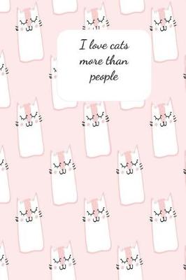 Book cover for I Love Cats More Than People