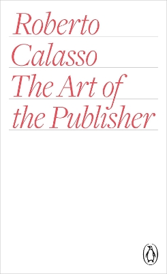 Book cover for The Art of the Publisher