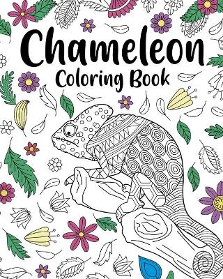 Book cover for Chameleon Coloring Book