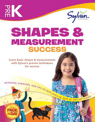 Book cover for Pre-K Shapes & Measurement Success (Sylvan Workbooks)