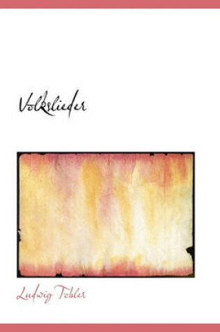 Cover of Volkslieder