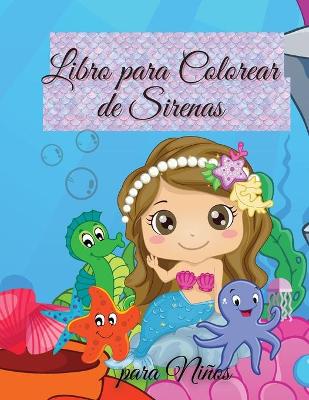Book cover for Libro para Colorear de Sirenas para Niños