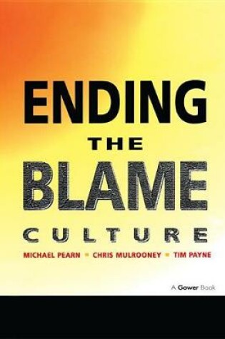 Cover of Ending the Blame Culture