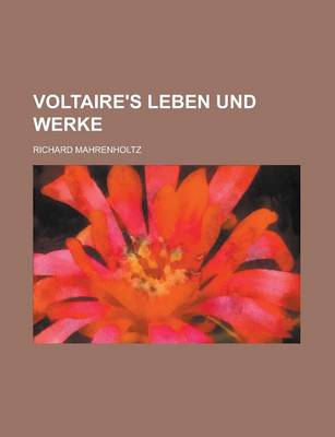 Book cover for Voltaire's Leben Und Werke