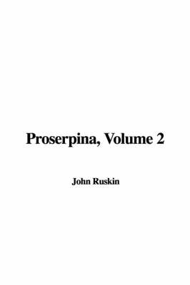 Book cover for Proserpina, Volume 2