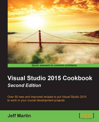 Cover of Visual Studio 2015 Cookbook -