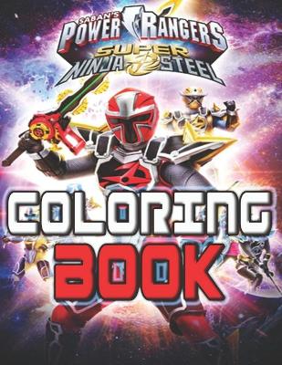 Book cover for Power Rangers Coloring Book