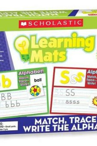 Cover of Match, Trace & Write the Alphabet Learning Mats