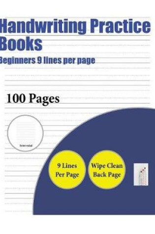 Cover of Handwriting Practice Books (Beginners 9 lines per page)