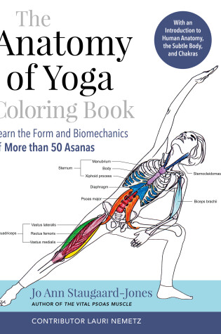 Cover of The Anatomy of Yoga Coloring Book