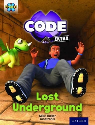 Book cover for Project X CODE Extra: Purple Book Band, Oxford Level 8: Pyramid Peril: Lost Underground