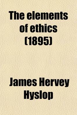 Book cover for The Elements of Ethics