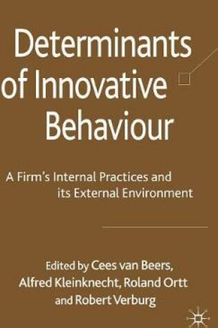 Cover of Determinants of Innovative Behaviour