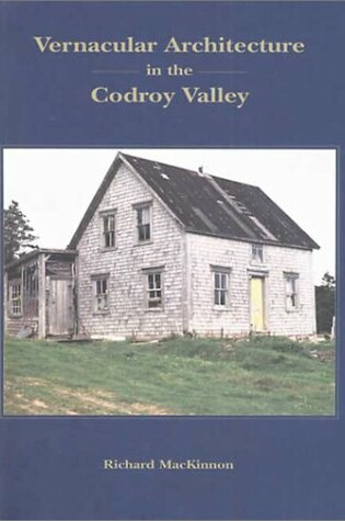 Cover of Vernacular Architecture in the Codroy Valley