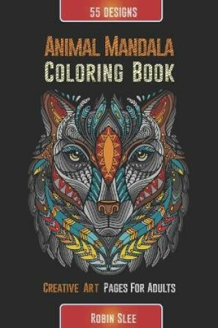Cover of Animal Mandala Coloring Book