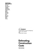 Book cover for Estimating Construction Costs