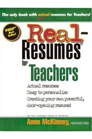 Cover of Real-Resumes for Teachers