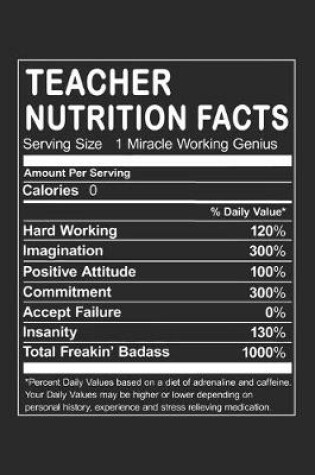Cover of Teacher Nutrition Facts