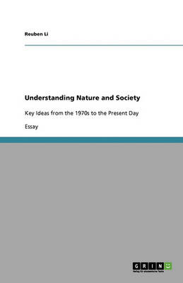 Book cover for Understanding Nature and Society