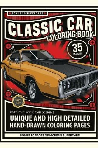 Cover of Classic Car Coloring Book