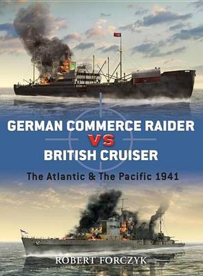 Book cover for German Commerce Raider Vs British Cruiser