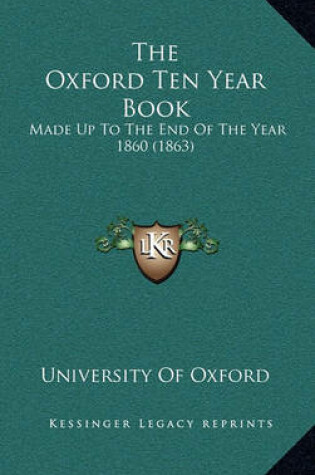 Cover of The Oxford Ten Year Book