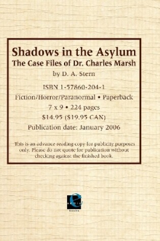 Cover of Shadows in the Asylum