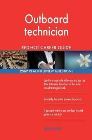 Cover of Outboard technician RED-HOT Career Guide; 2567 REAL Interview Questions