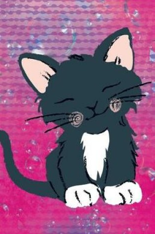 Cover of Journal Notebook For Cat Lovers Tuxedo Kitten
