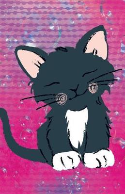 Book cover for Journal Notebook For Cat Lovers Tuxedo Kitten