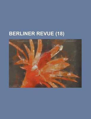 Book cover for Berliner Revue (18)